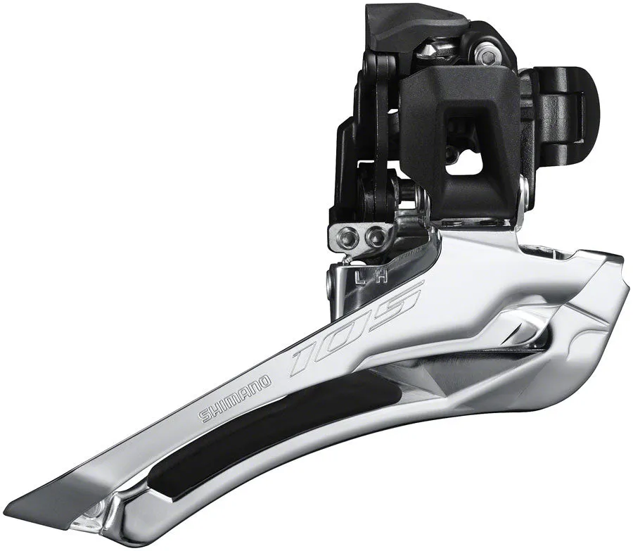 105 FD-R7100-BL Front Derailleur - 12-Speed Double 34.9mm Band Clamp Down-Swing Down-Pull 52t Max