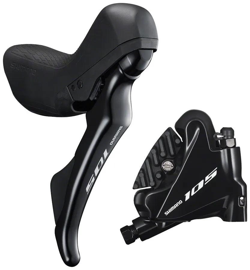 105 ST-R7020 Right Standard Reach 11-Speed Hydraulic Brake/Shift Lever BR-R7070 Rear Flat Mount Caliper