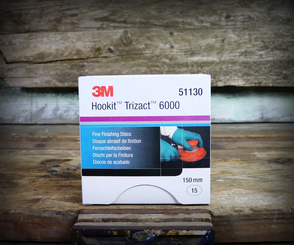 3M Hookit Trizact 6000 Foam Discs (150mm)