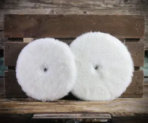 3M Perfect-It Random Orbital White Medium-Grade Wool Compounding Pad
