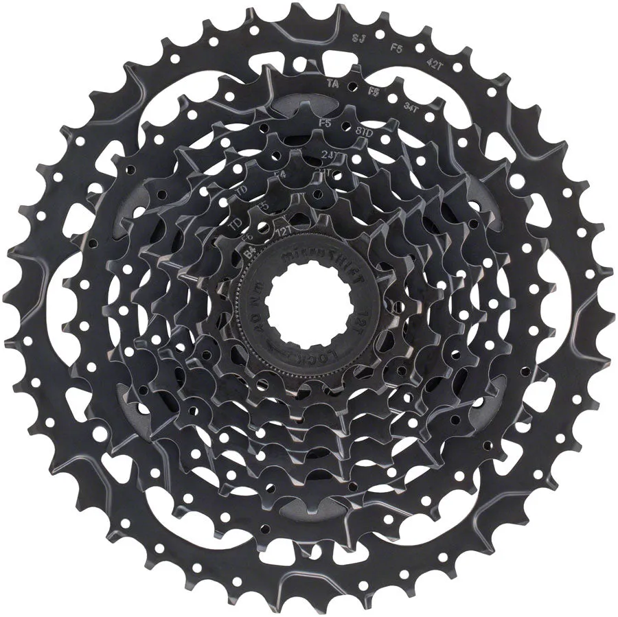 Acolyte Cassette - 8 Speed 12-42t Black ED Coated