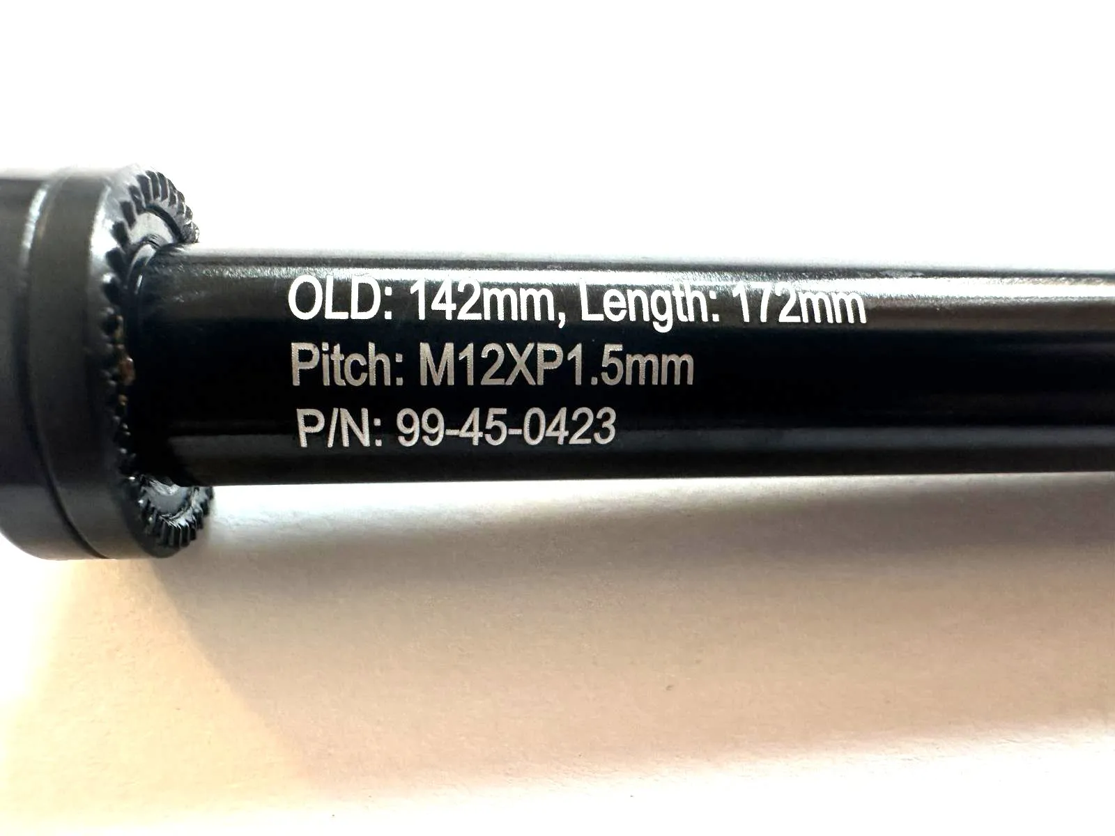 Alloy Bike Rear Thru Axle OLD 142mm 12mmx172mm Bolt 12.0*152.0L*M12(P1.5)*20.OL