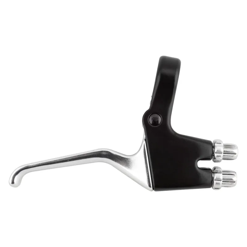 Alloy Double MTN Lever Black/Silver Single