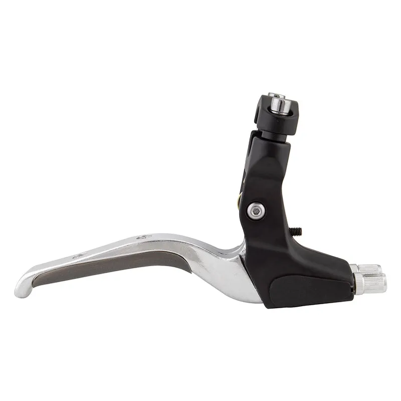 Alloy Double MTN Lever Silver/Black Single