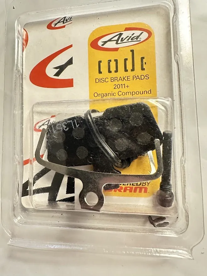 Avid Code 2011-2016 Semi-Metallic Replacement Disk Brake Pads New
