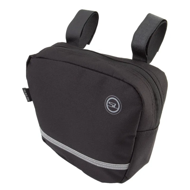 Bar Tender II Handlebar Bag Velcro Straps 8.3x3.1x7.5` 170 c.i. Black
