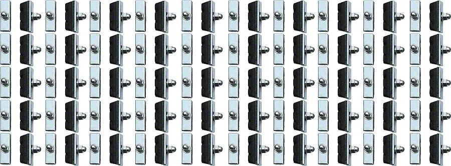 Basics X-Caliper Brake Pads - Threaded Black Box of 50 Pairs