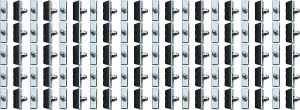 Basics X-Caliper Brake Pads - Threaded Black Box of 50 Pairs
