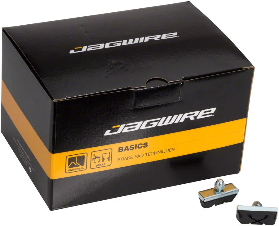 Basics X-Caliper Brake Pads - Threaded Black Box of 50 Pairs