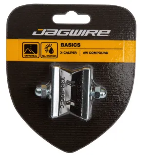 Basics X-Caliper Brake Pads - Threaded Black Pair