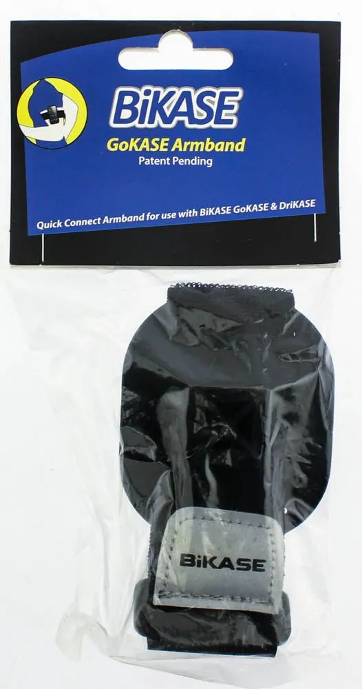 BIKEASE GoKase Armband With Bracket Phone Mount Reflective DriKase Black NEW