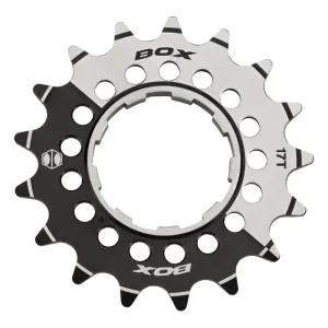 Box One 3/32" CNC AL 7075 Cog Black - 17t