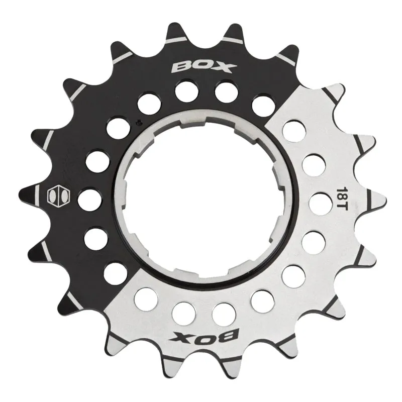 Box One 3/32" CNC AL 7075 Cog Black - 18t