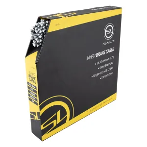 Brake Cables MTB 1700mm 1.6mm Galv Silver 100/bx