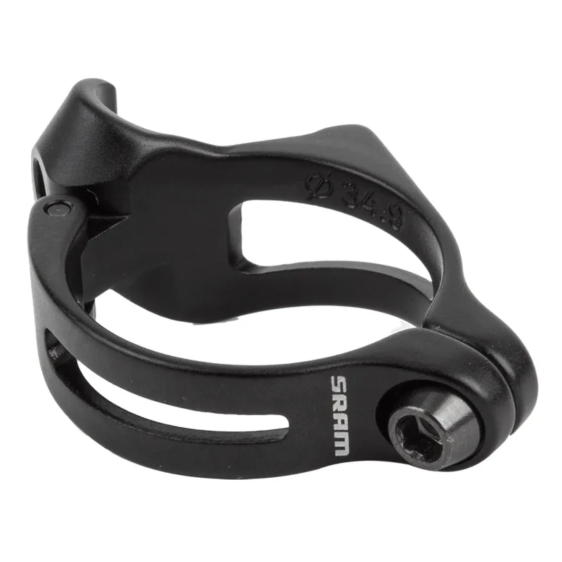 Braze-on Front Derailleur Clamp: 34.9mm with ChainSpotter Stop