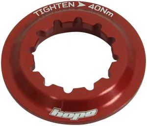 Center Lock Disc Lockring - Red