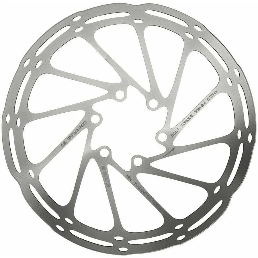 CenterLine 220mm 6-bolt Disc Rotor with Rounded Edge