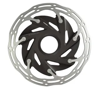 CenterLine XR Disc Brake Rotor - 140mm Center Lock Silver/Black