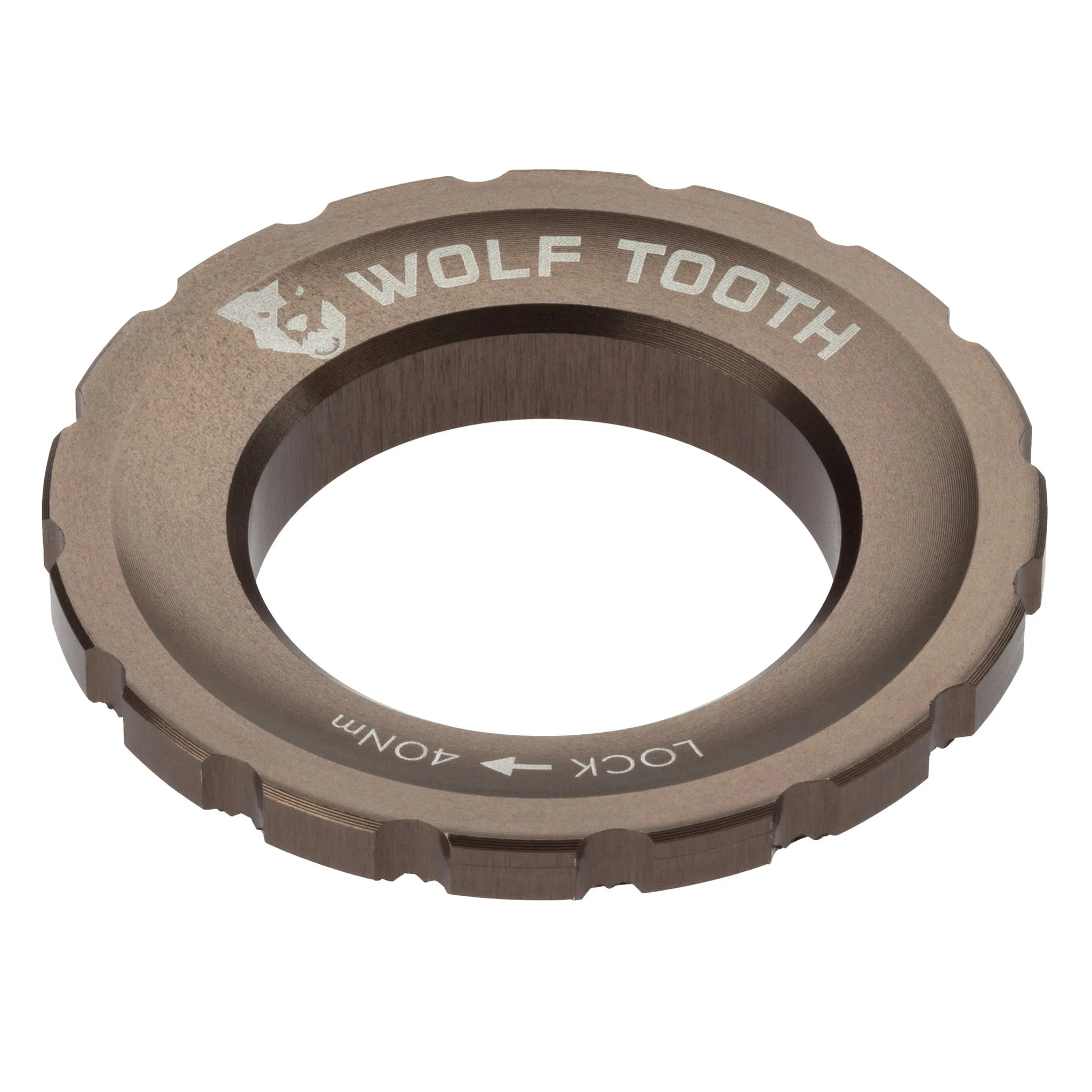 CenterLock Rotor Lockring - External Splined Espresso