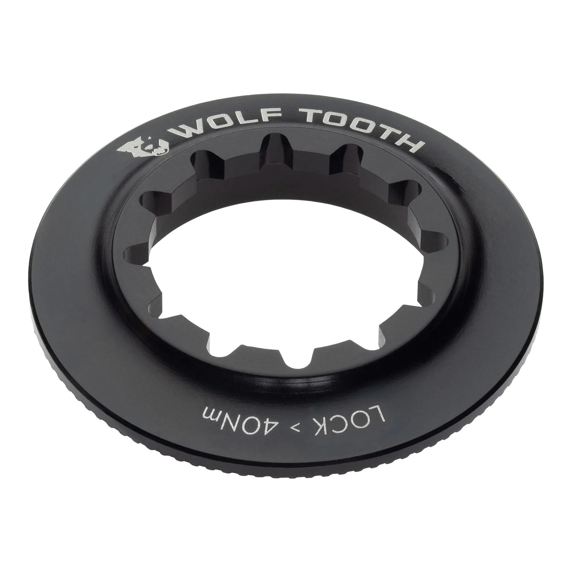 Centerlock Rotor Lockring - Internal Splined Black