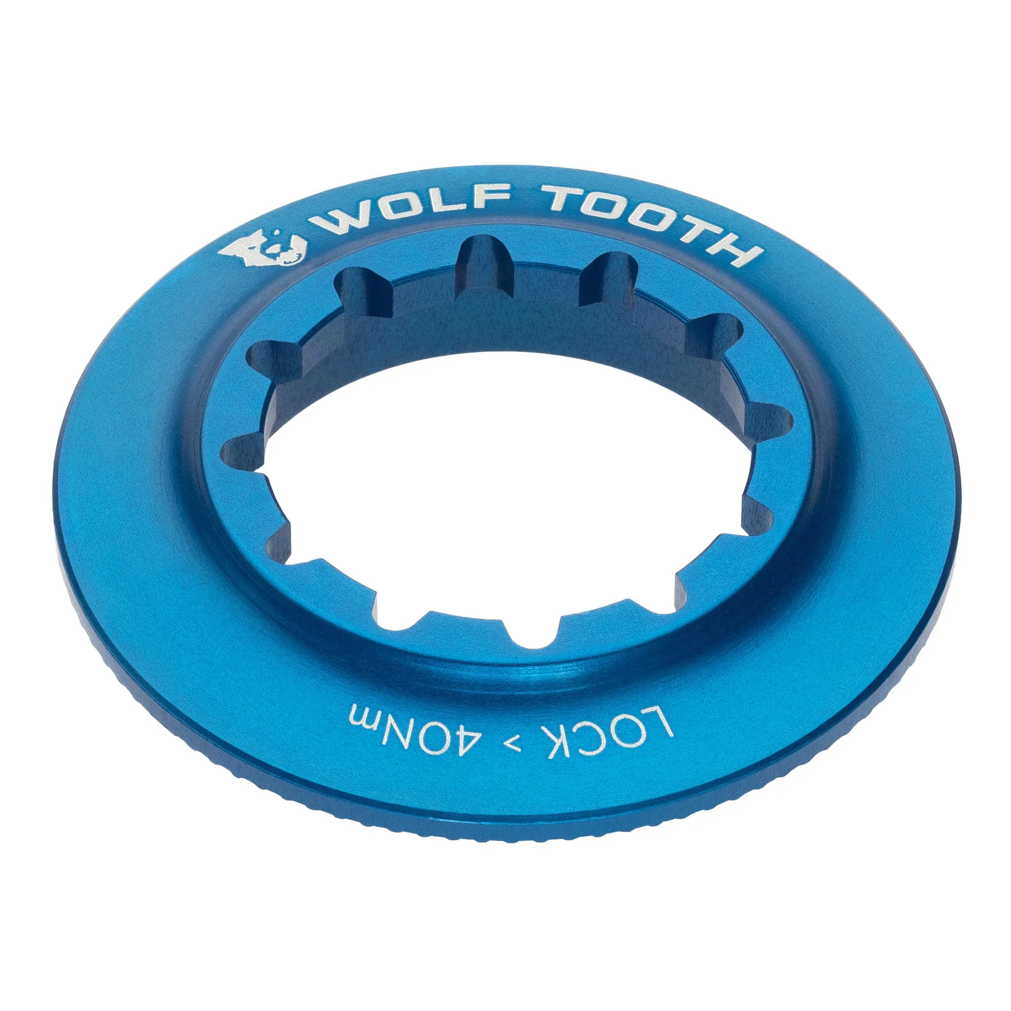 Centerlock Rotor Lockring - Internal Splined Blue