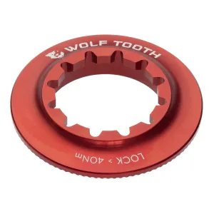 Centerlock Rotor Lockring - Internal Splined Red