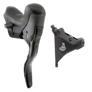 Chorus Ergopower Hydraulic Brake/Shift Lever Disc Caliper - Left/Front 12-Speed 160mm Flat Mount Caliper BLK