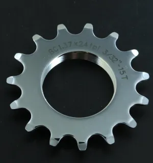 Chrome Steel 16T Single Speed Bike Track Fixed Gear Cog Threaded NEW
