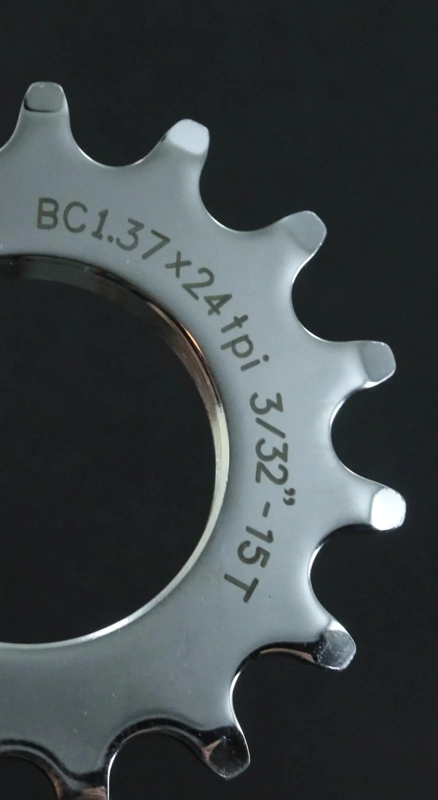 Chrome Steel 16T Single Speed Bike Track Fixed Gear Cog Threaded NEW