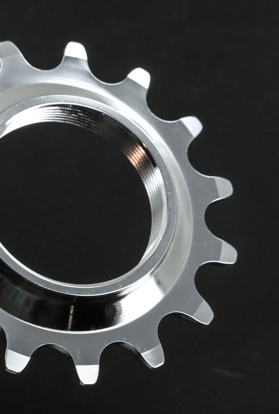 Chrome Steel 16T Single Speed Bike Track Fixed Gear Cog Threaded NEW