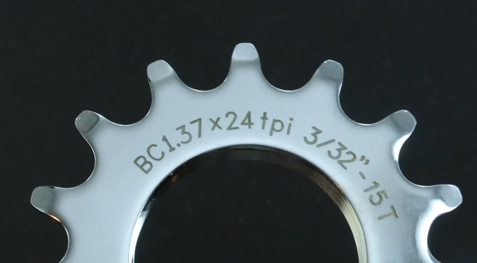 Chrome Steel 16T Single Speed Bike Track Fixed Gear Cog Threaded NEW
