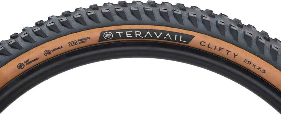 Clifty Tire - 29 x 2.5 Tubeless Folding Tan Durable Grip Compound