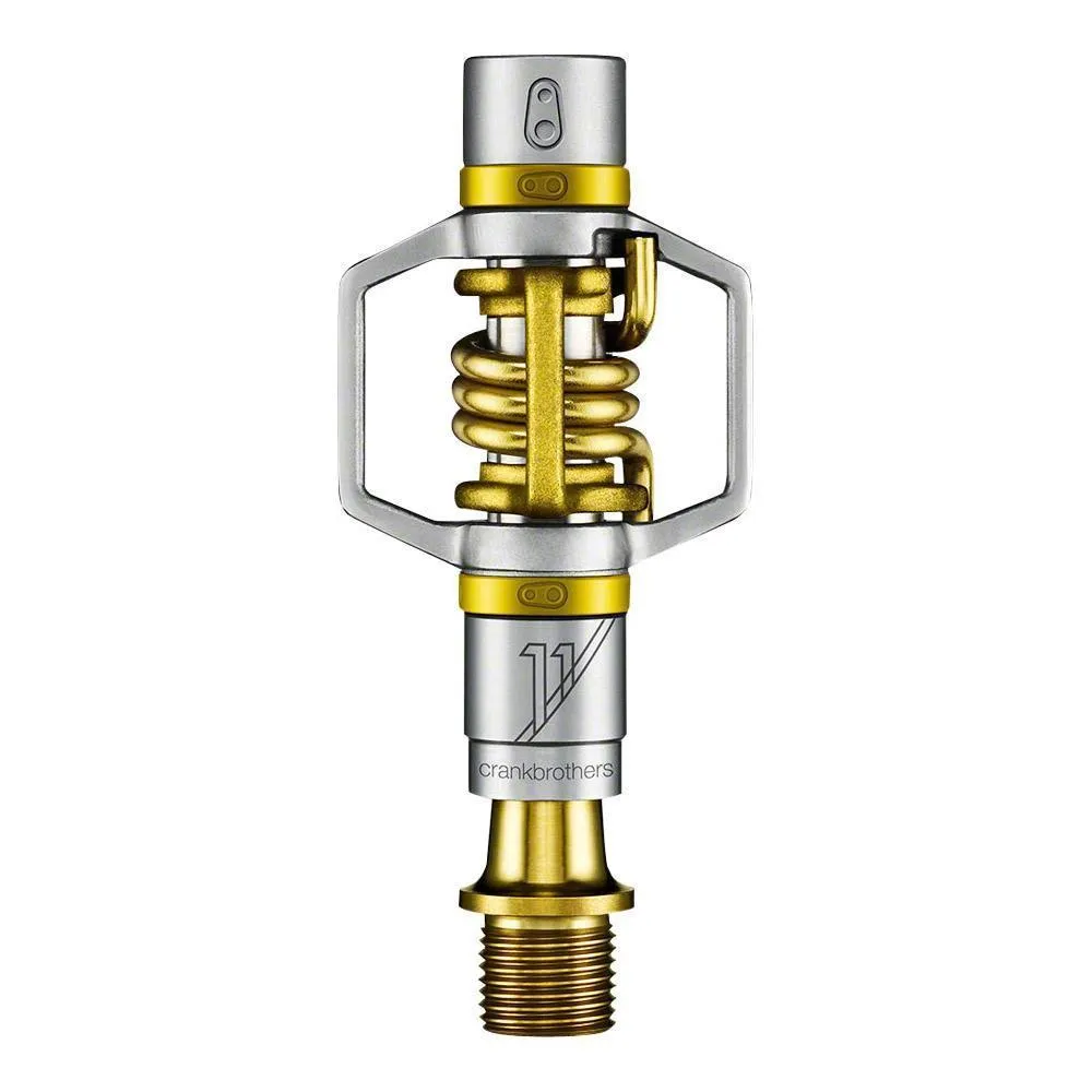 Crankbrothers Egg Beater 11 Pedals - Dual Sided Clipless Titanium  9/16" Gold