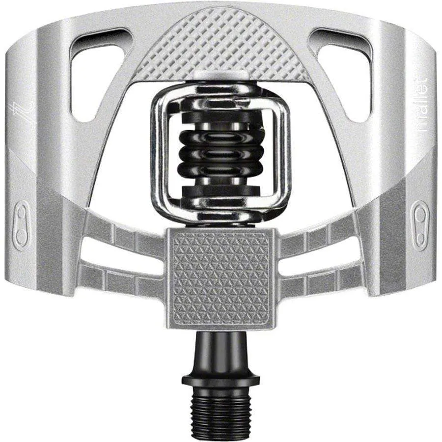 Crankbrothers Mallet 2 Pedals - Dual Sided Clipless Platform Aluminum 9/16" Raw/Silver/BLK