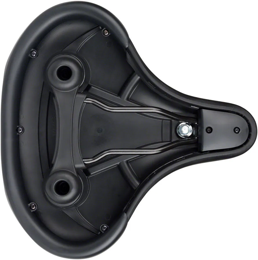Cruiser Saddle - Memory Foam Soft Touch Cover Steel Black