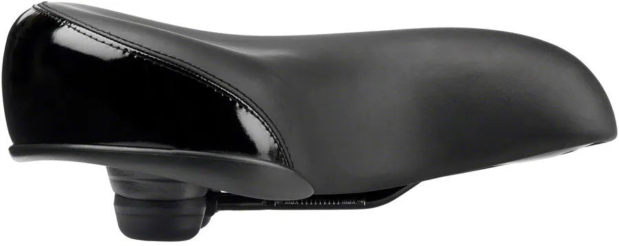 Cruiser Saddle - Memory Foam Soft Touch Cover Steel Black