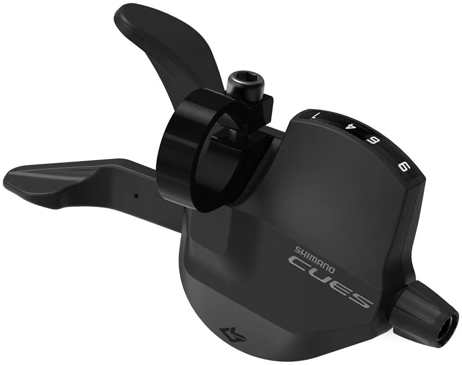 CUES SL-U4000-9R Shifter - Right 9-Speed Rapidfire Plus Optical Gear Display BLK