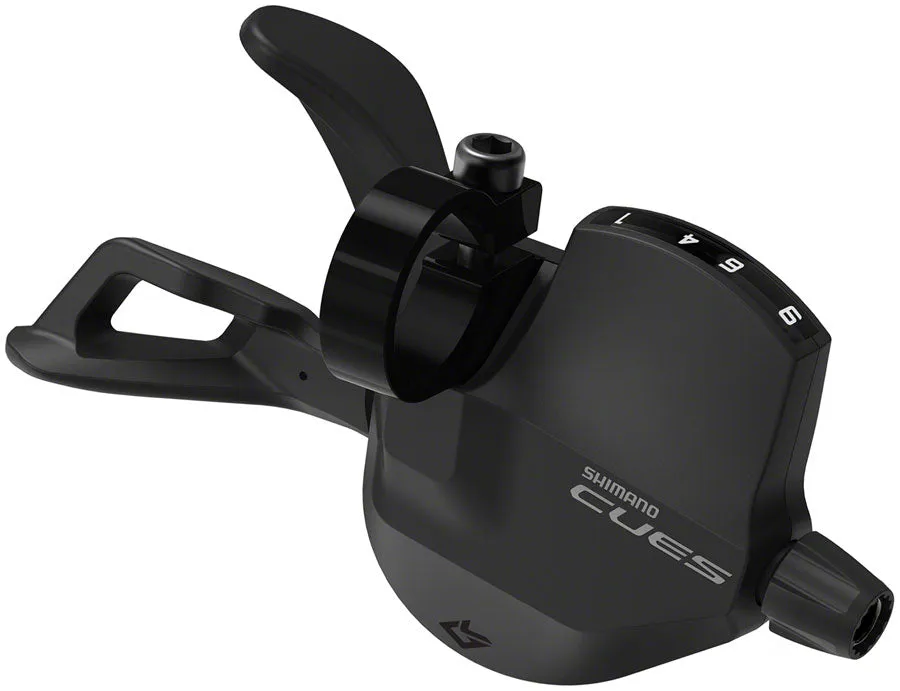 CUES SL-U4010-9R Shifter - Right 9-Speed Rapidfire Plus Optical Gear Display BLK