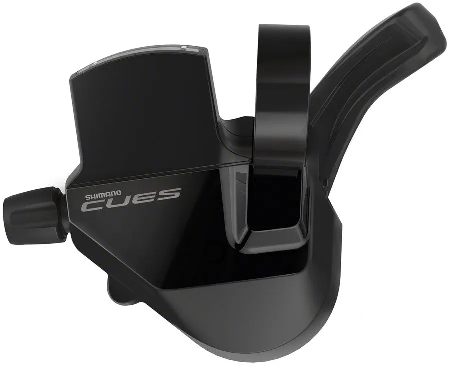 CUES SL-U6000-L Shifter - Left 2-Speed Rapidfire Plus Mono Optical Gear Display BLK