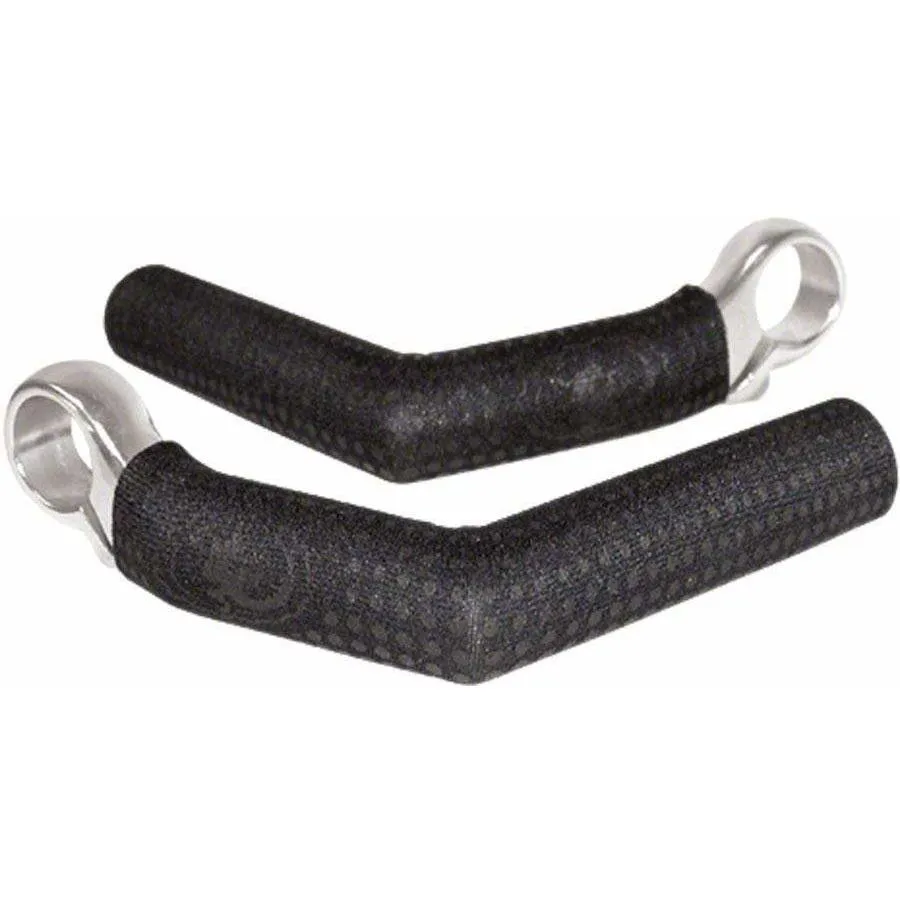 Cut-to Fit Bar End Bike Handlebar Grips - Black