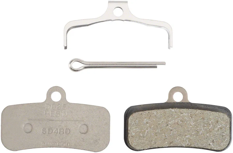D03S-RX Disc Brake Pads Springs - Resin Compound Stainless Steel Backplate Box/25 pair