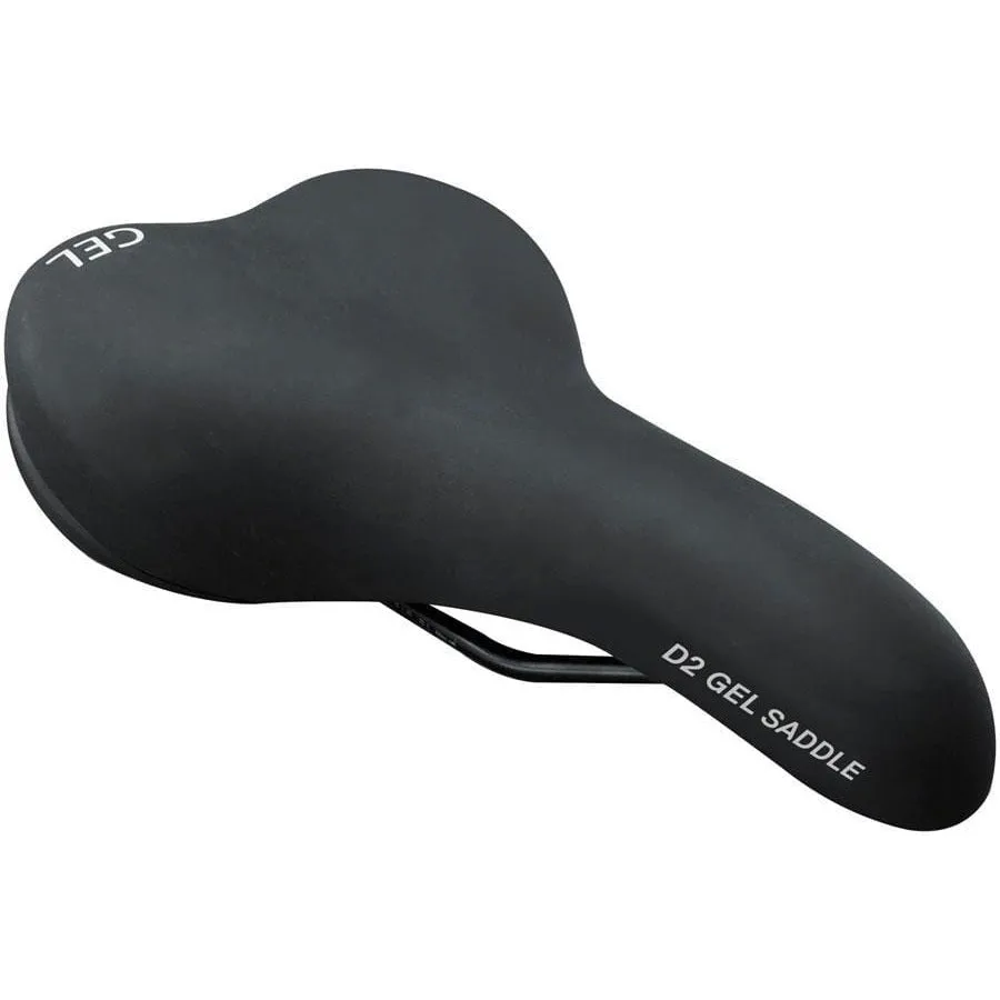 D2 Comfort Gel Saddle - Steel Black