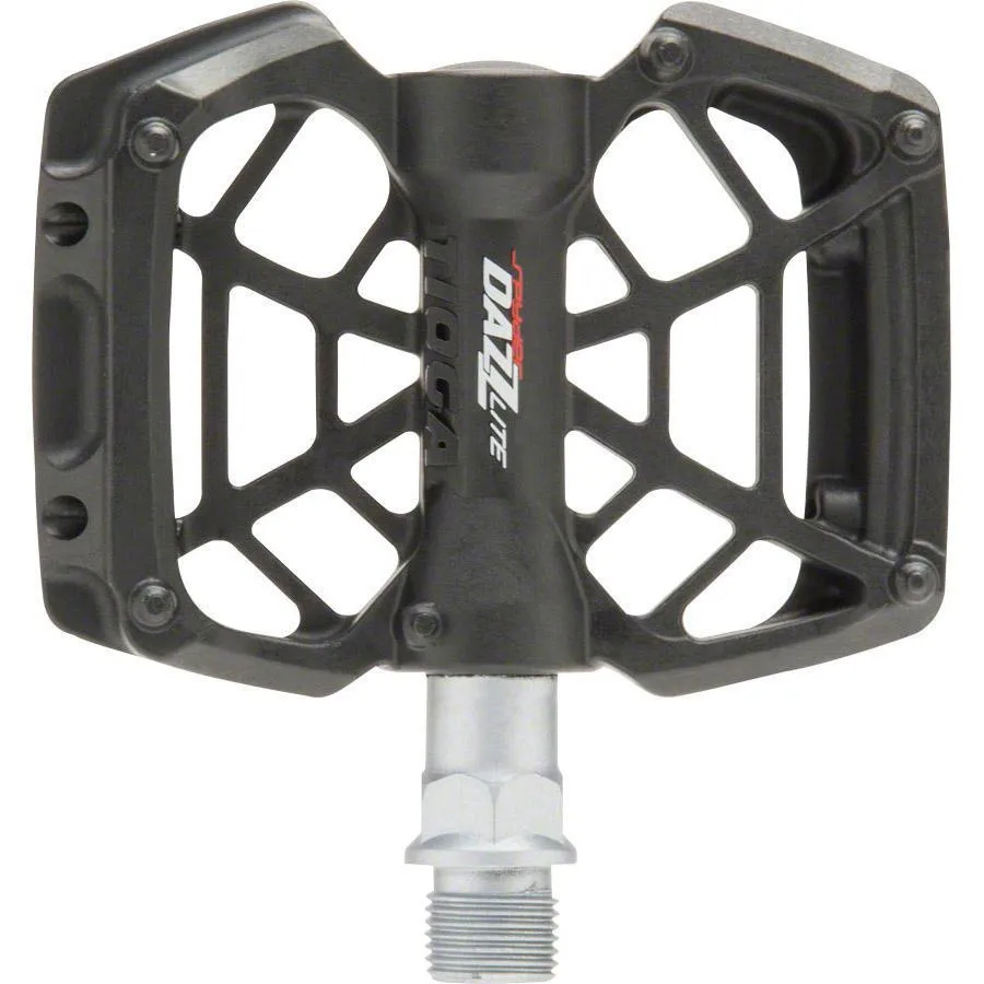 DAZZ Lite Pedals - Platform Plastic 9/16" Black