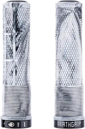 DeathGrip 2 Flangeless Grips - Thin Lock-On Snow Camo