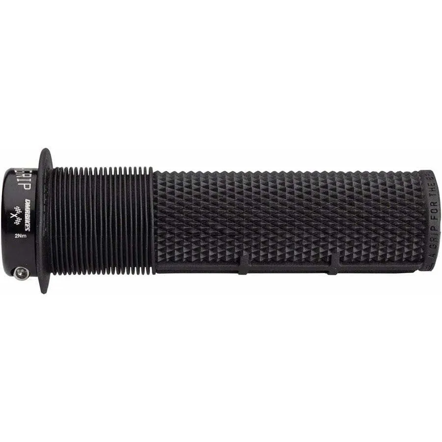 DeathGrip Race Edition Grips - Thick Flanged Lock-On Black