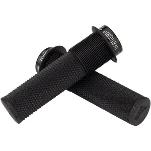 DeathGrip Race Edition Grips - Thick Flanged Lock-On Black