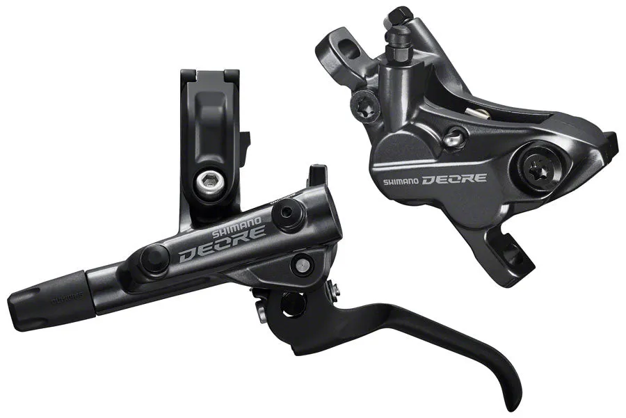 Deore BL-M6100/BR-M6120 Disc Brake Lever - Front Hydraulic Resin Pads Gray