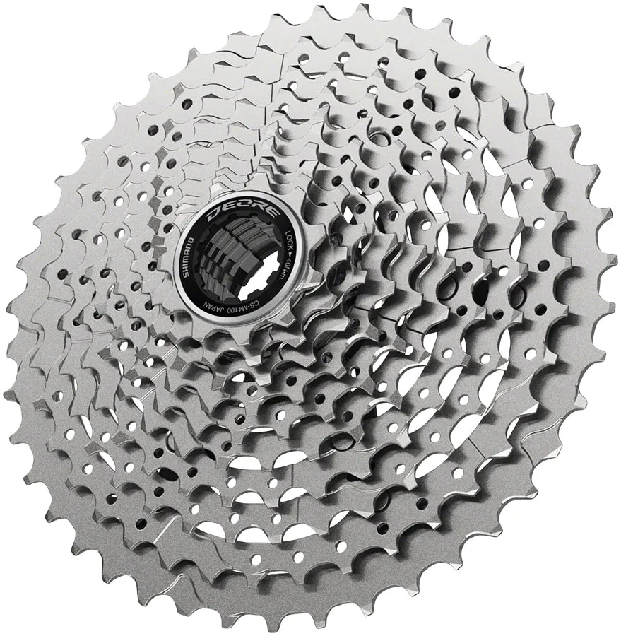 Deore CS-M4100-10 Cassette - 10-Speed 11-42t Silver