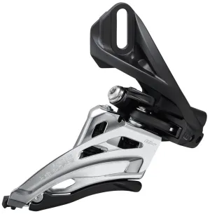 Deore FD-M4100-D Front Derailleur - 10-Speed Double Side Swing Front Pull Direct Mount Silver/BLK