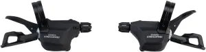 Deore M6000 2/3 x 10-Speed Clamp-Band Shift Lever Set Black